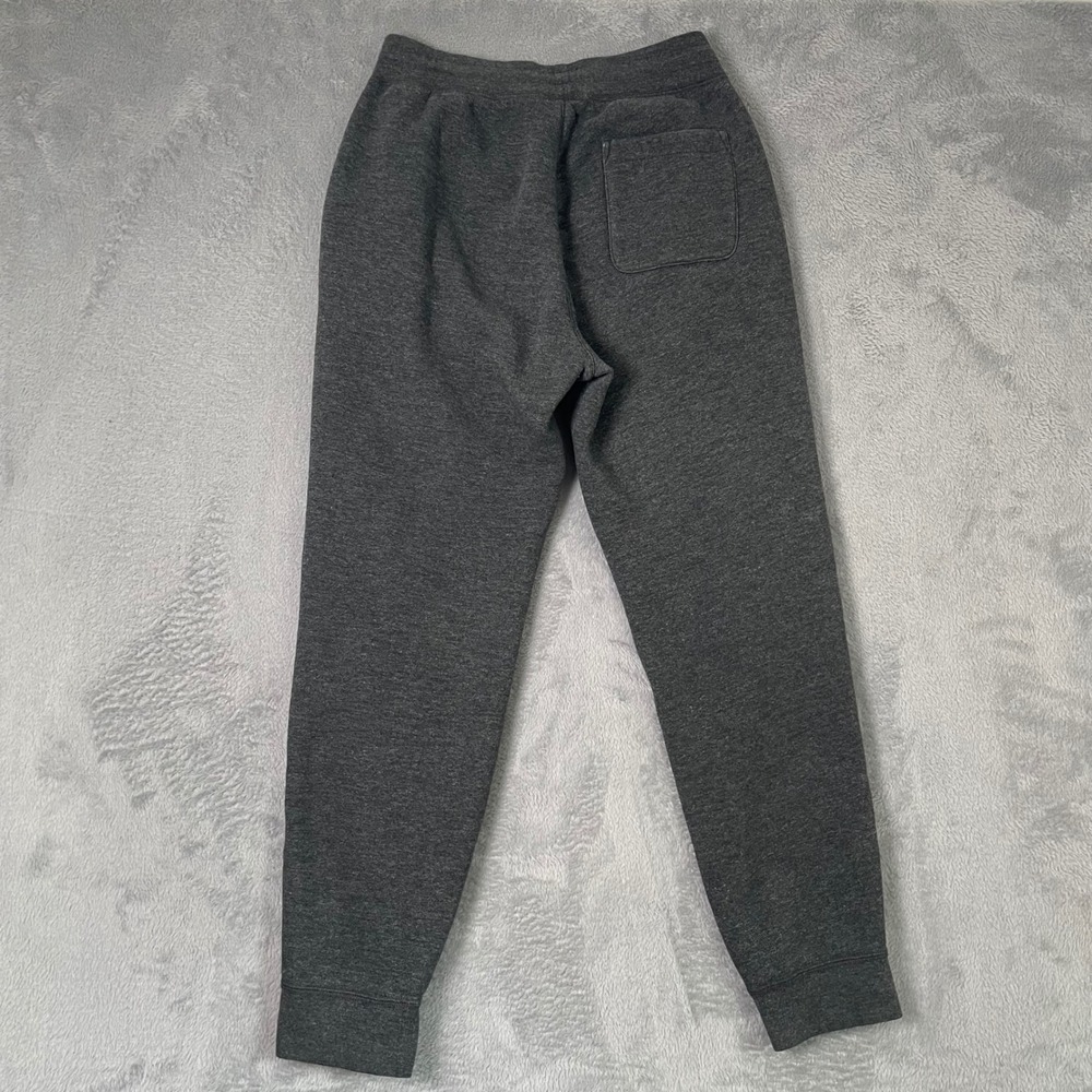 Uniqlo Joggers Men Medium Grey Fleece Lined Sweatpants Lounge Outdoor Winter - Picture 2 of 12